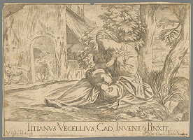 Valentin Lefèbvre, Titian, Jacob van Campen – Odpočinok na úteku do Egypta 