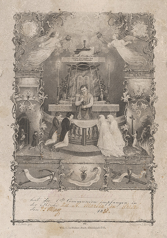 Clementine Russ – Listina prvého príjmania 