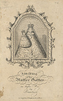Rakúsky grafik z 19. storočia, Josef Trentsensky – Milosrdná socha Panny Márie v kaplnke na Hlbokej ceste v Bratislave 