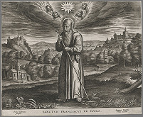 Julius Goltzius – Svätý František z Paolo 