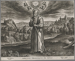 Julius Goltzius – Svätý František z Paolo 