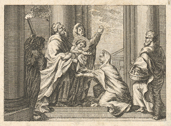Stredoeurópsky grafik z 18. storočia – Po obrezaní Ježiša