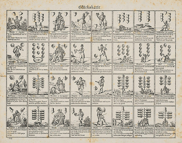 Nemecký grafik z 18. storočia – Hracie karty