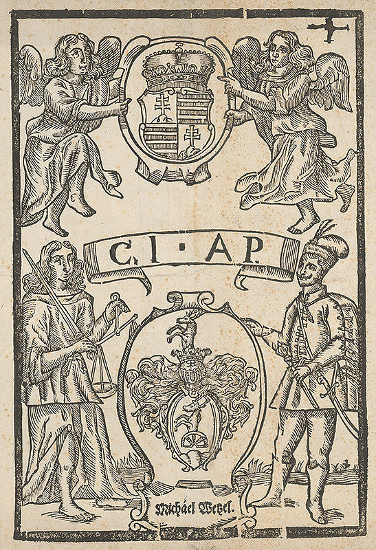 Nemecký grafik z 18. storočia – Erb rodiny Pálffy