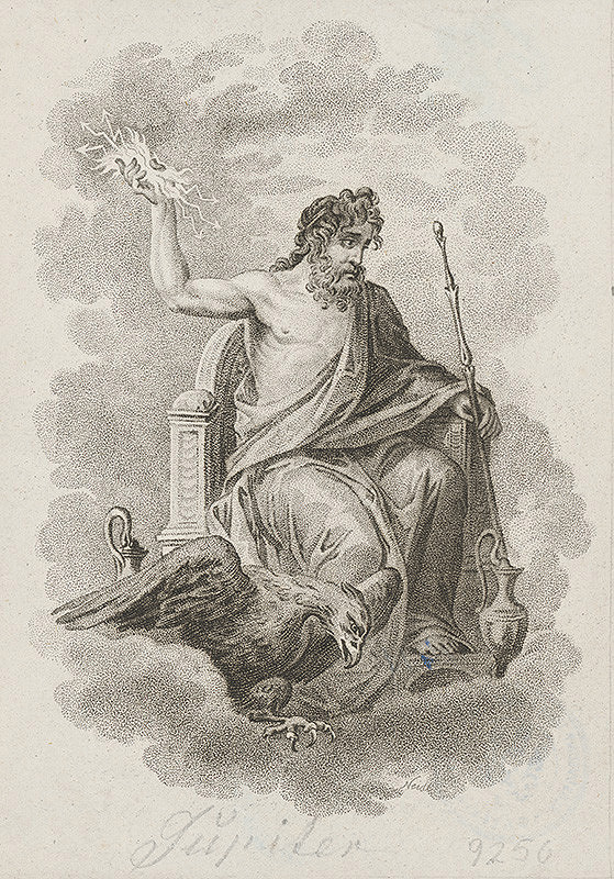 Stredoeurópsky grafik z 19. storočia – Jupiter