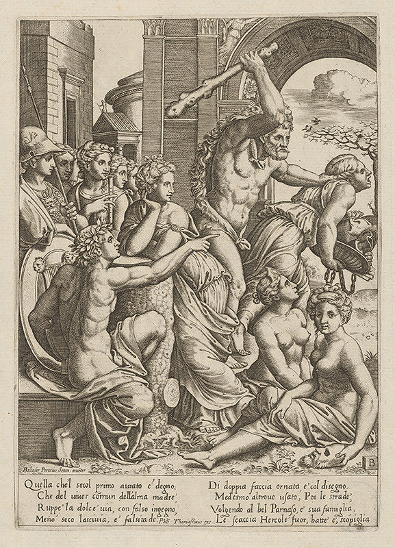 Baltazar Perutius – Závisť vyhnaná z chrámu múz 