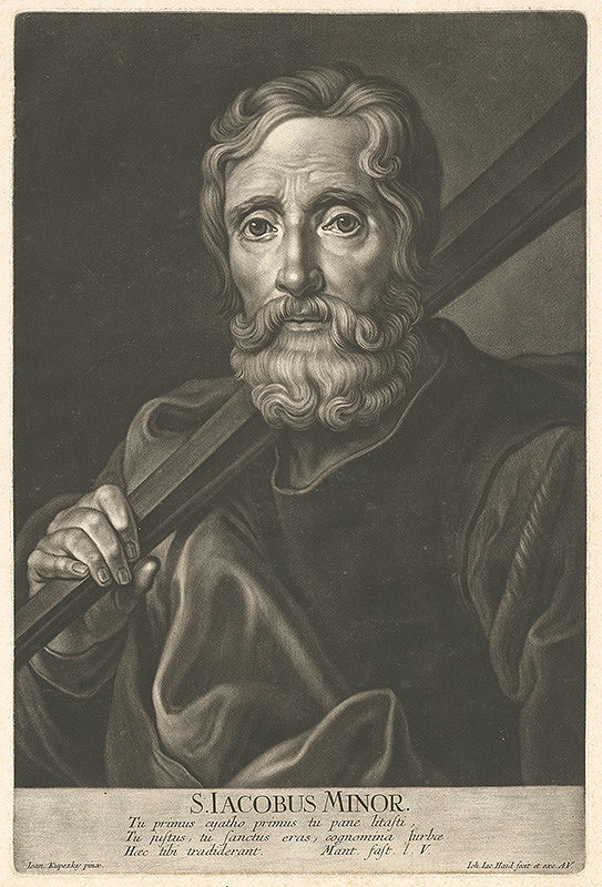 Johann Jacob Haid, Ján Kupecký – Svätý Jakub mladší
