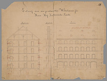 Karl Feigler – Plán fasády posch. domu 