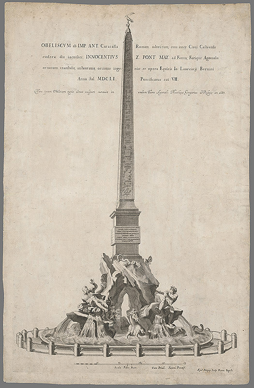Aegid Parigny – Obelisk pápeža Innocenta X. 