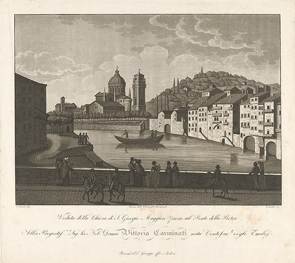 C. Bissol, Domenico Bonatti – Veduta s.Giorgio Maggiore 