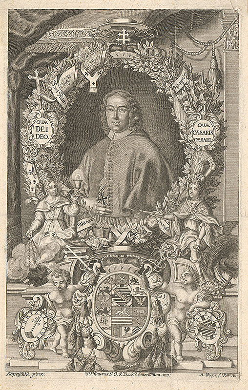 Andreas Geyer, Ján Kupecký – Portrét arcibiskupa Christiana Augusta Sachsena Weissenhels