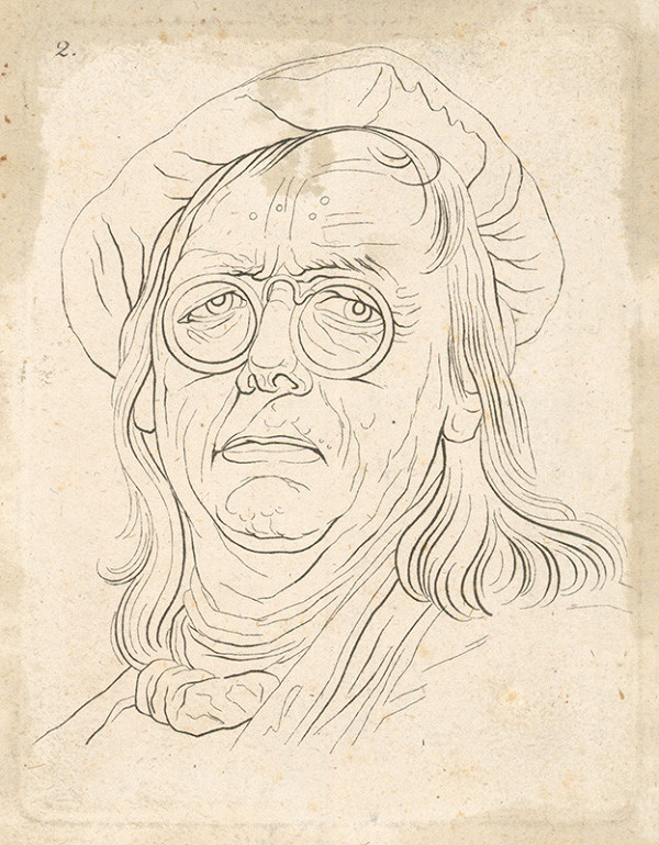 Stredoeurópsky grafik z 1. polovice 19. storočia – Autoportrét