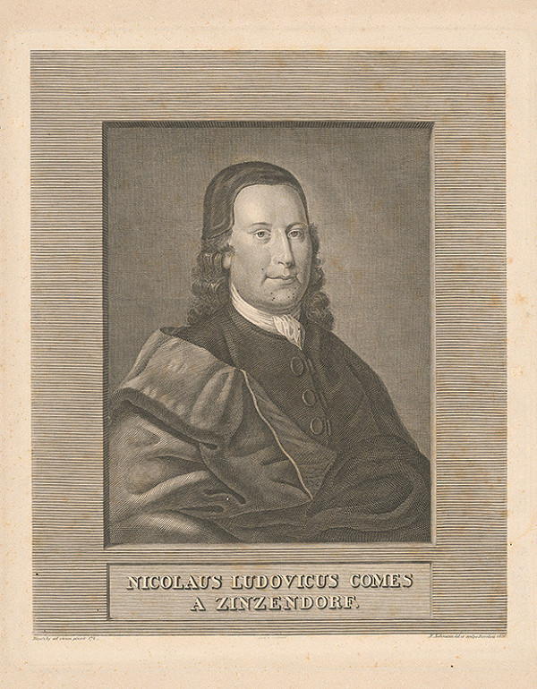 Friedrich Leonhard Lehmann, Ján Kupecký – Nicolas L.Comes a Zinzedorf
