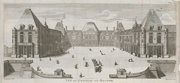 Antoine Hérisset, Jean Baptiste Delamonce – Pohľad na palác Meudone