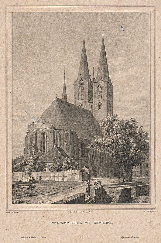 Friedrich Eduard Meyerheim, Johann Heinrich Strack – Mariánsky kostol v Stendale