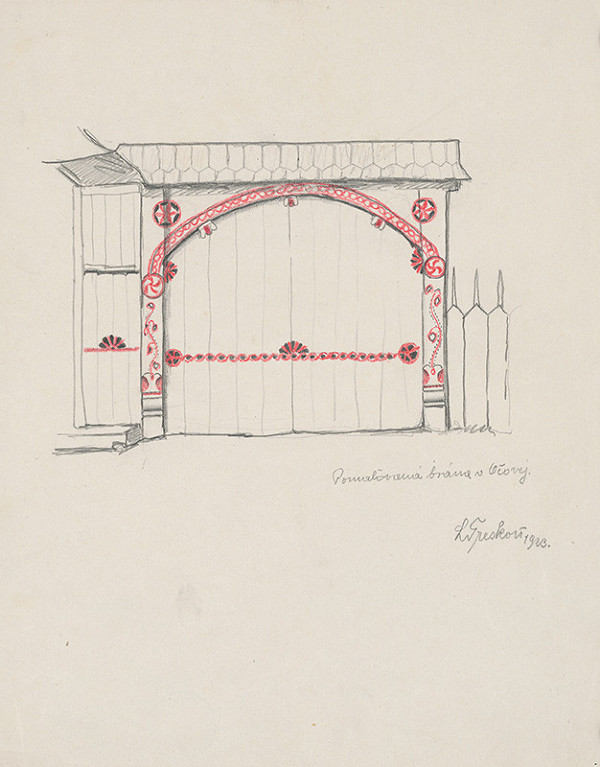 Ladislav Treskoň – Maľovaná brána v Očovej 