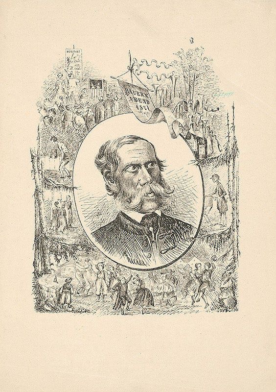 Gejza Zierer – Bauern Abend 1871 