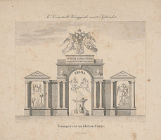 Josef Vetters, Karl Wilhelm Wach – Slávobrána cisára Františka II. v Hradci Královom 