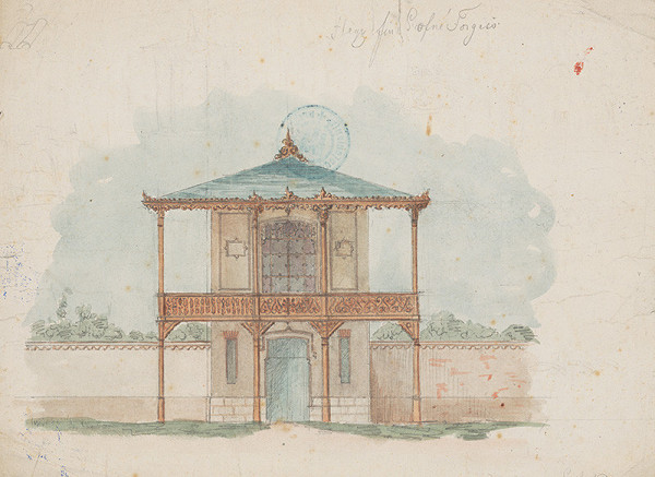 Karl Feigler – Fasáda záhradného domu 