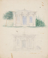 Karl Feigler – Fasáda záhradného domu 