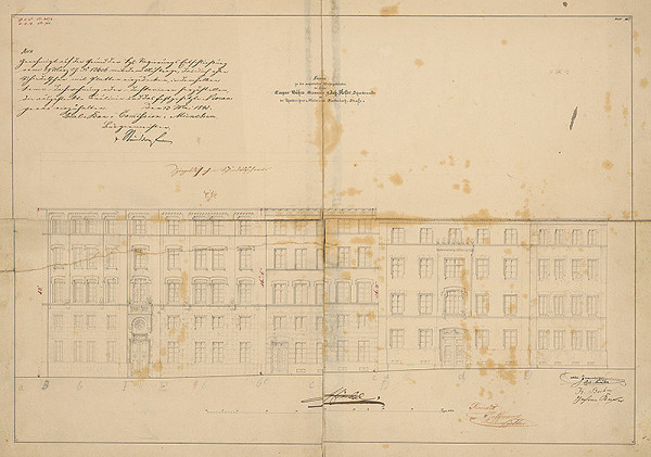 Caspar Böhm – Fasáda obytnej budovy 
