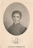 Josef Trentsensky, Ferdinand Karl Theodor Lütgendorff – Portrét mladého Franza Liszta (1811-1886) 