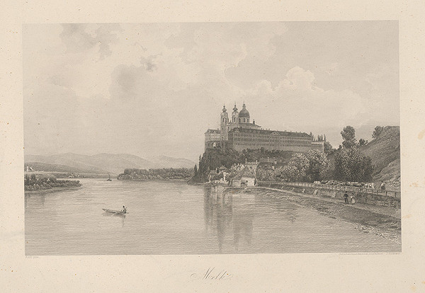 Rudolf Alt, Johann Richter – Melk v Rakúsku 