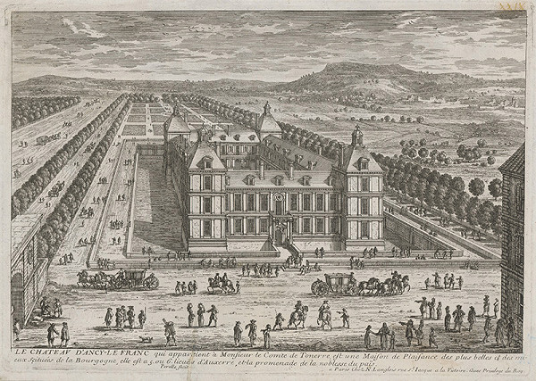 Francúzsky maliar z 18. storočia – Kaštieľ D'Ancy-le Franc 