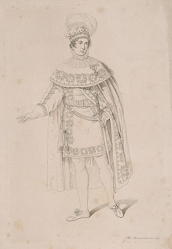 Philipp von Stubenrauch – Portrét mladíka