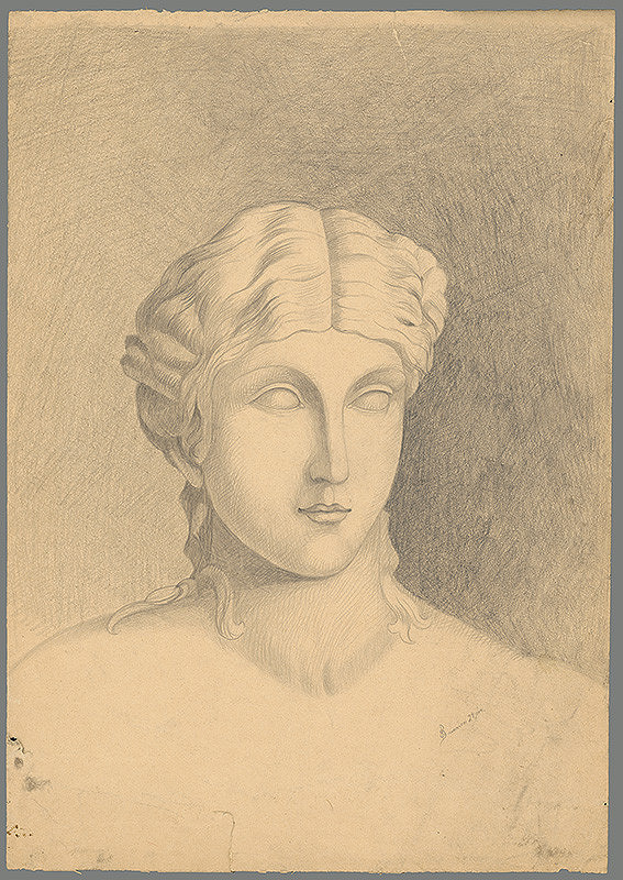Stredoeurópsky maliar z prelomu 19. - 20. storočia – Antická hlava