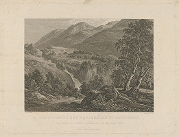 Johann Philipp Veith, Johan Christian Dahl – Priesmyk pri Noröedalene 