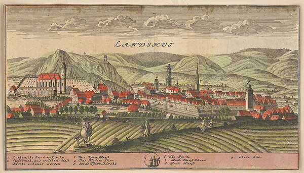 Nemecký maliar z 18. storočia – Obec Landshut