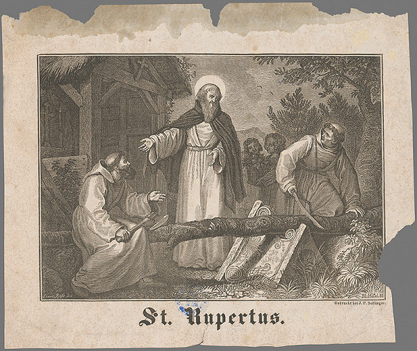 Taliansky maliar z 19. storočia – Sv. Rupertus