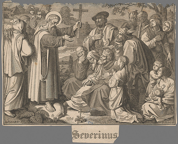 Taliansky maliar z 19. storočia – Sv. Severinus