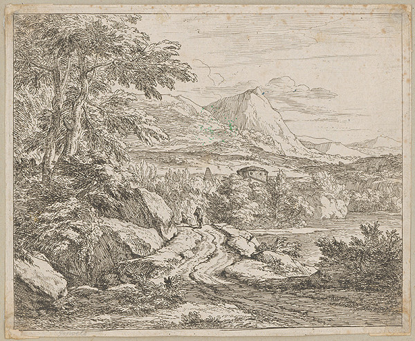 Stredoeurópsky maliar z prelomu 17. - 18. storočia – Skalnatá krajina