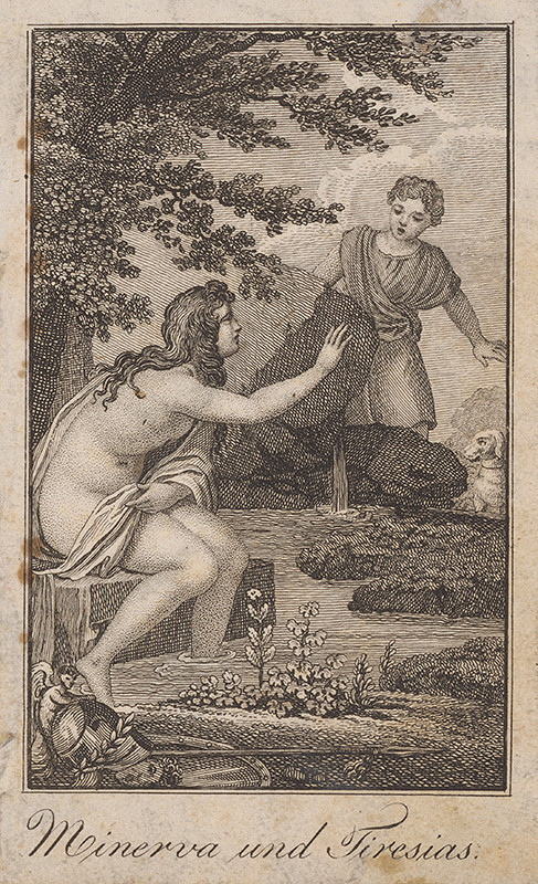Stredoeurópsky grafik zo začiatku 19. storočia – Minerva a Tiresias