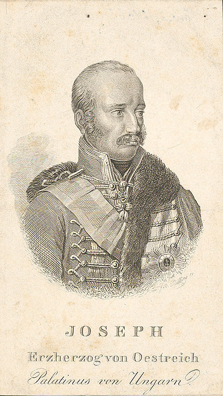 Joseph Schilling – Portrét uhorského palatína arciknieža Jozefa