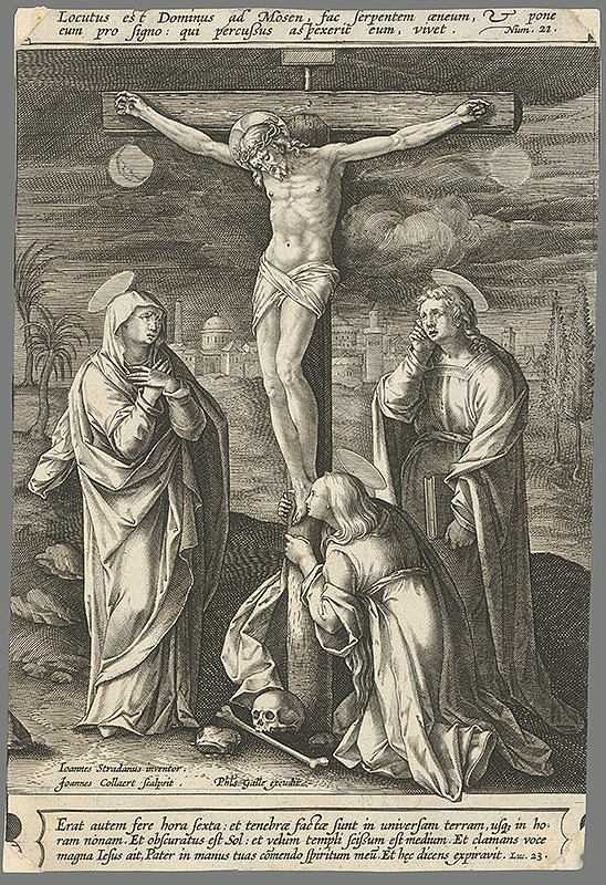 Jan van der Straet, Philips Galle, Jan Collaert II – Ukrižovanie (16)