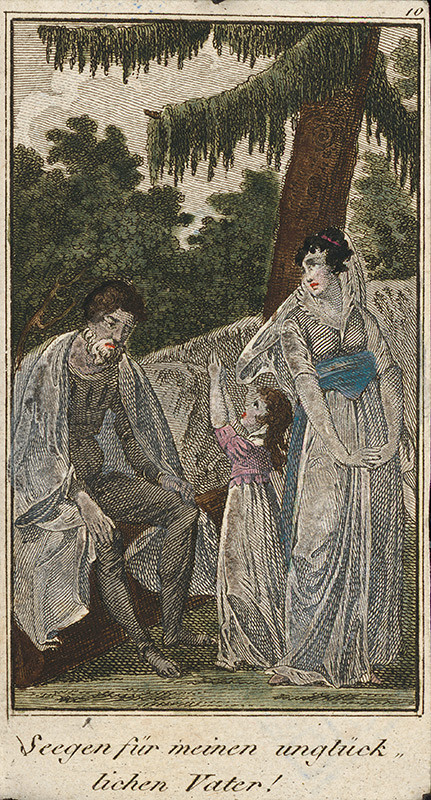 Stredoeurópsky grafik z 19. storočia – Požehnanie pre môjho nešťastného otca 