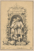 Hugo Bürkner, Adrian Ludwig Richter – Rodinná scéna 