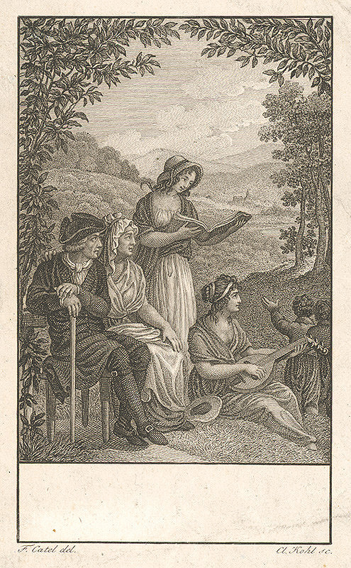 Clemens Kohl, Franz Ludwig Catel – Scéna ku Goetheho eposu: Herman a Dorota 