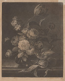 Ignaz Laminger, Johann Baptist Drechsler – Zátišie s kvetmi 