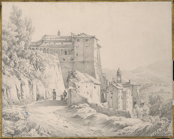 Stredoeurópsky grafik z 19. storočia – Zámok 