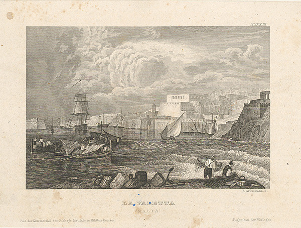 Ernst Friedrich Grünewald – La Valetta 