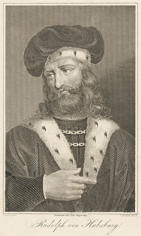 Karl Mahlknecht, Carl Rahl – Portrét Rudolfa z Habsburgu