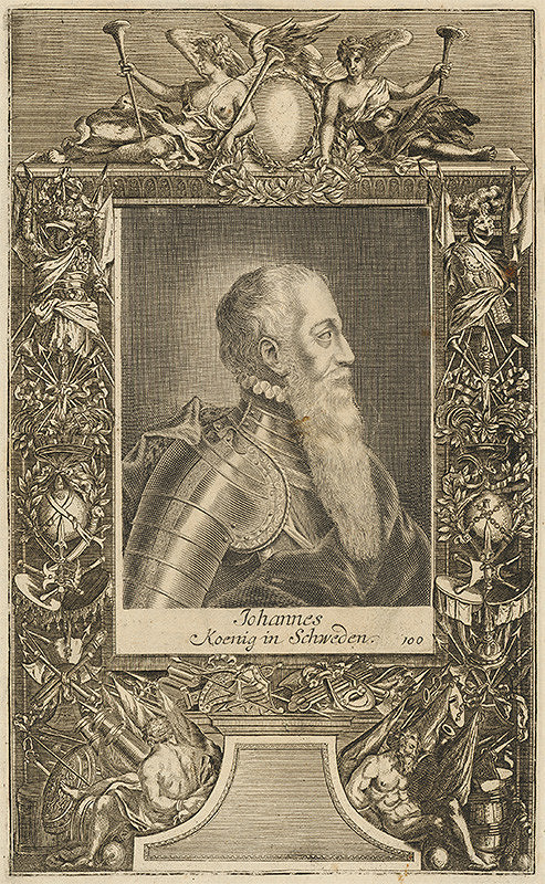 Stredoeurópsky grafik z 18. storočia – Portrét švédskeho kráľa Jána III.