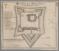 Lucas Georg Ssicha – Pôdorys zámku Karola 