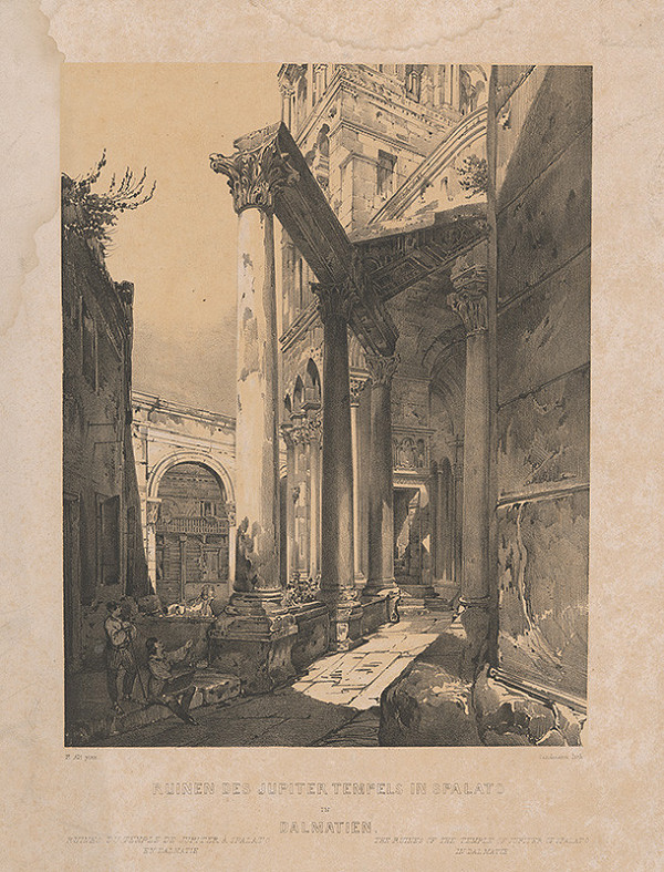 Franz Josef Sandmann, Rudolf Alt – Zrúcaniny Jupiterovho chrámu