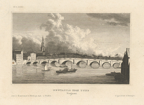 Stredoeurópsky grafik z 19. storočia – Newcastle