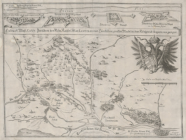 Kaspar Merian – Mapa tureckých bojov